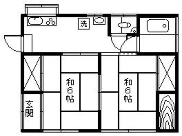 竜王駅 徒歩20分 1階の物件間取画像